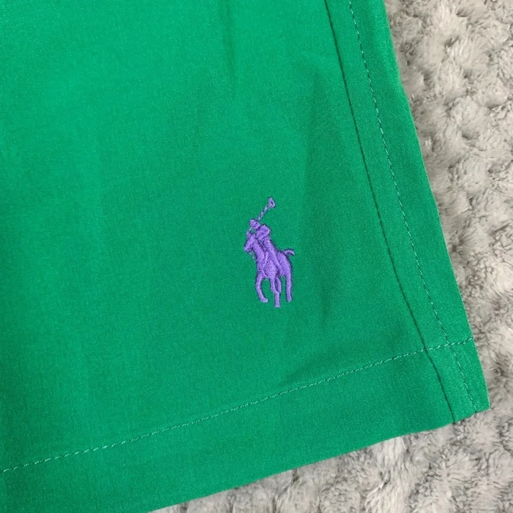 Polo Ralph Lauren Mens Green Purple Swim Trunks Shorts 2XLT 711829851028